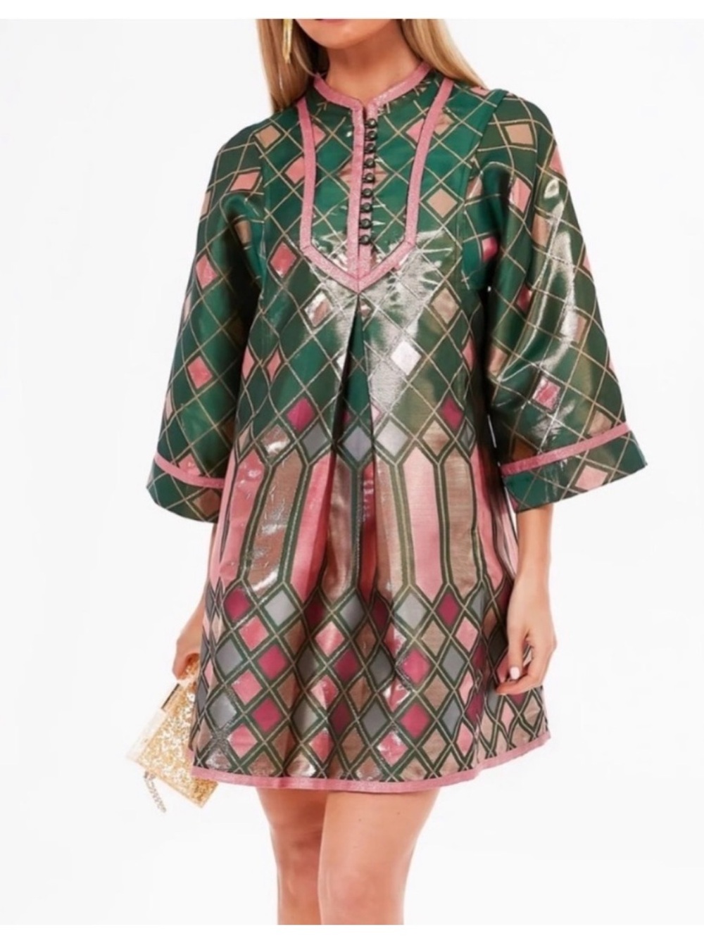 Tuckernuck Metallic Mosaic Indre Dress NWT